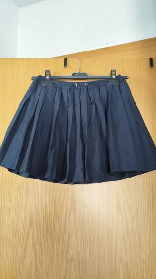 Falda pantalón Zara tablas negra