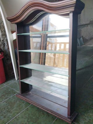 Estantería de espejo para figuras
