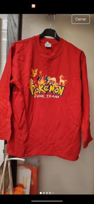 Sudadera Pokémon Fire Team Roja