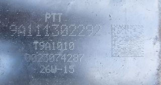 Colector y catalizador Porsche 991 GT3 derecho