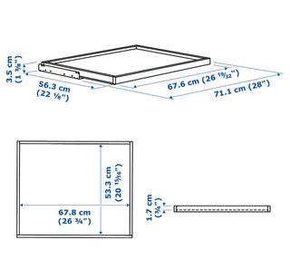 URGENTE: 2 Bandejas Extraíbles Blancas