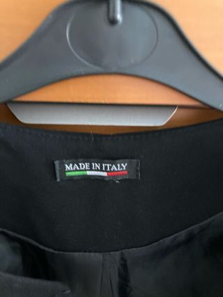 Chaqueta americana negra