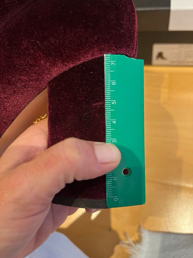 Botín licra morado Aquazzura