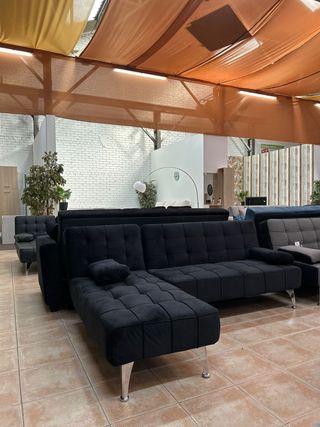 Sofá Cama Negro Nuevo - Chaise longue