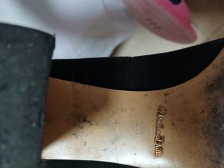 Zapatos de ante Massimo Dutti negros