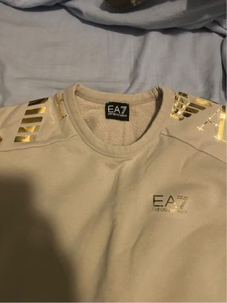 Felpa EA7 Beige