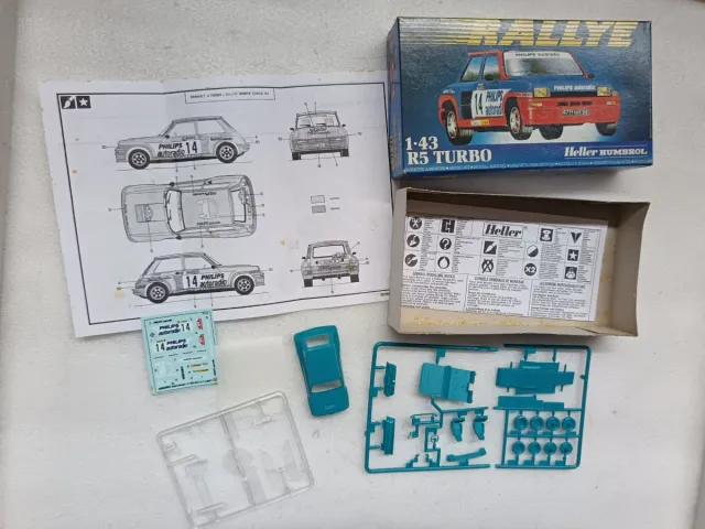 Modello Heller R5 Turbo 1:43
