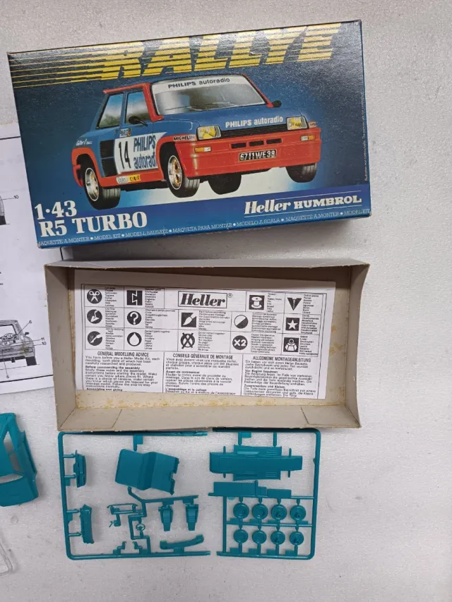 Modello Heller R5 Turbo 1:43