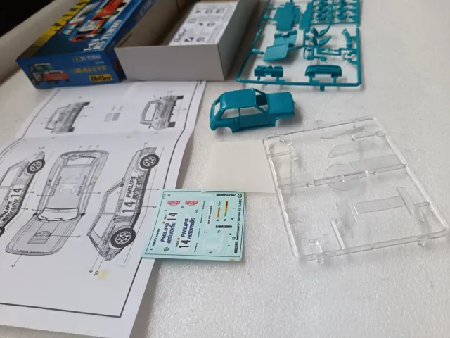 Modello Heller R5 Turbo 1:43