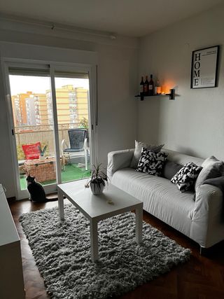 Sofá Ikea Kipplan gris y blanco