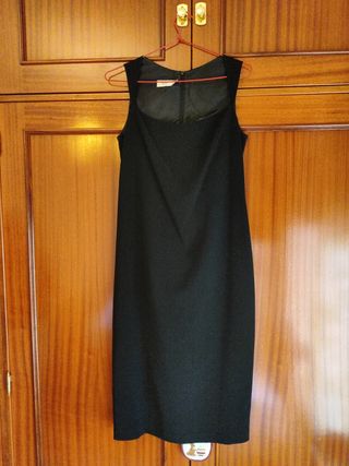 Vestido negro Mango Talla XL