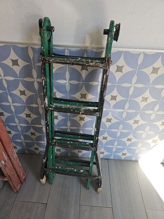 Escalera Plegable Verde