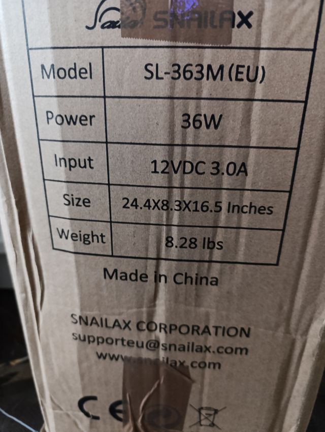 Colchón masajeador Snailax SL-363M(EU) Fleece