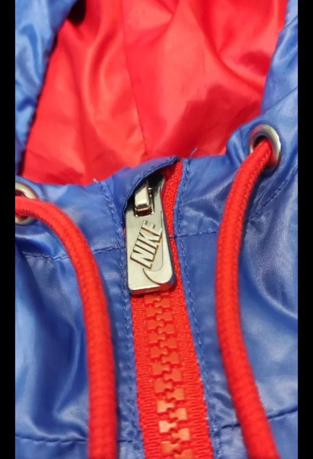 Chaqueta Nike Talla L Azul y Blanca