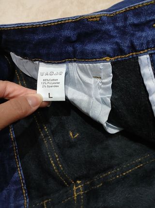 Pantalón Jean Térmico Talla L Nuevo