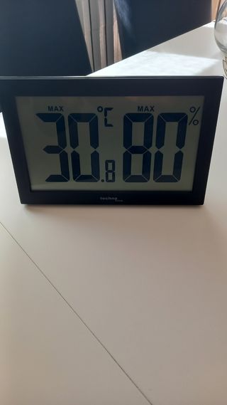 Estación de control de temperatura y humedad.