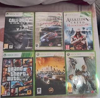 Lote 6 Juegos Xbox 360