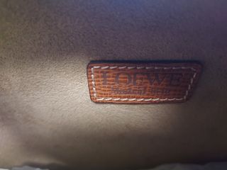 Maletín Loewe Marrón Piel Texturizada
