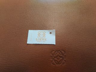Maletín Loewe Marrón Piel Texturizada