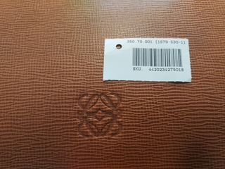 Maletín Loewe Marrón Piel Texturizada