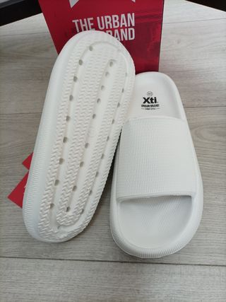 Chanclas XTI Mujer Blancas Cómodas