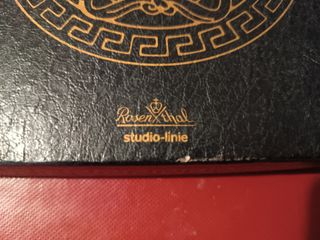 Piatto decorativo porcellana farfalle  Versace