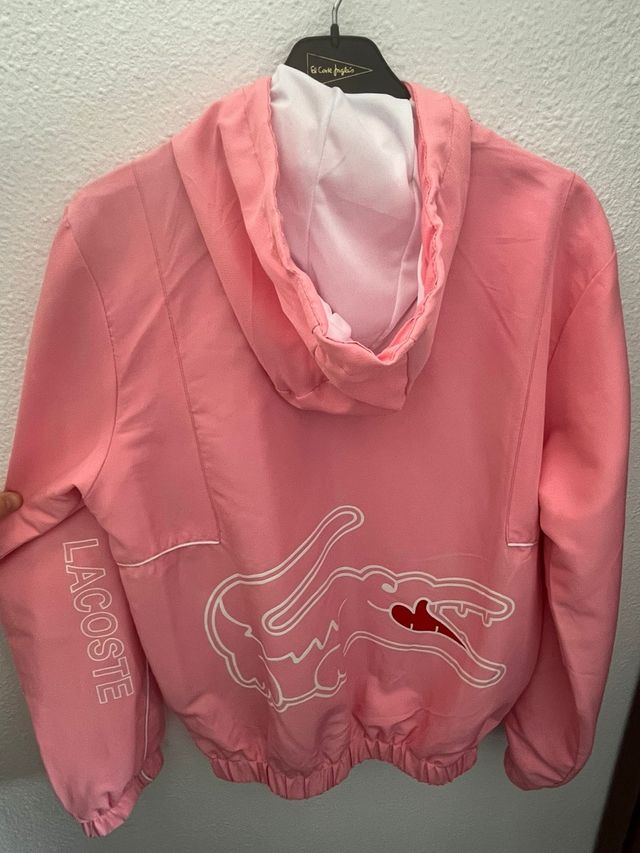 Giacca sportiva rosa Lacoste
