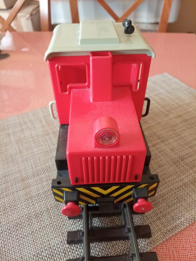 Locomotiva Playmobil rossa