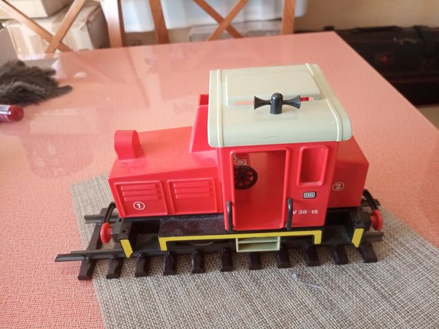 Locomotiva Playmobil rossa