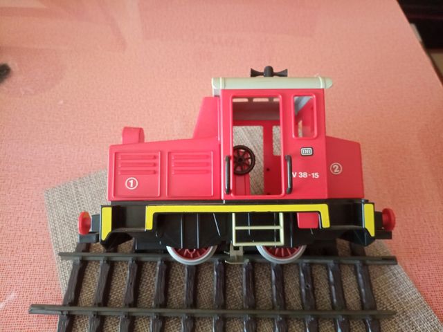 Locomotiva Playmobil rossa