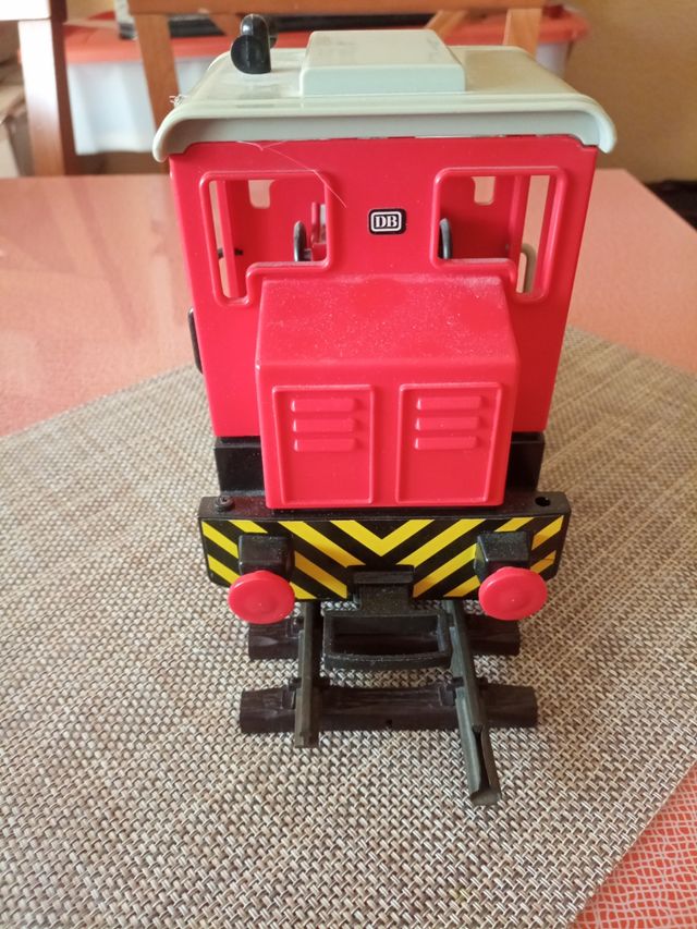 Locomotiva Playmobil rossa