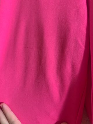 Pantalones campana rosa talla única