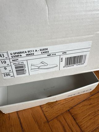 Scarpe uomo Geox spherica scamosciate