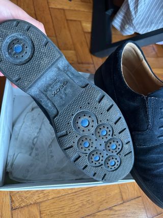 Scarpe uomo Geox spherica scamosciate