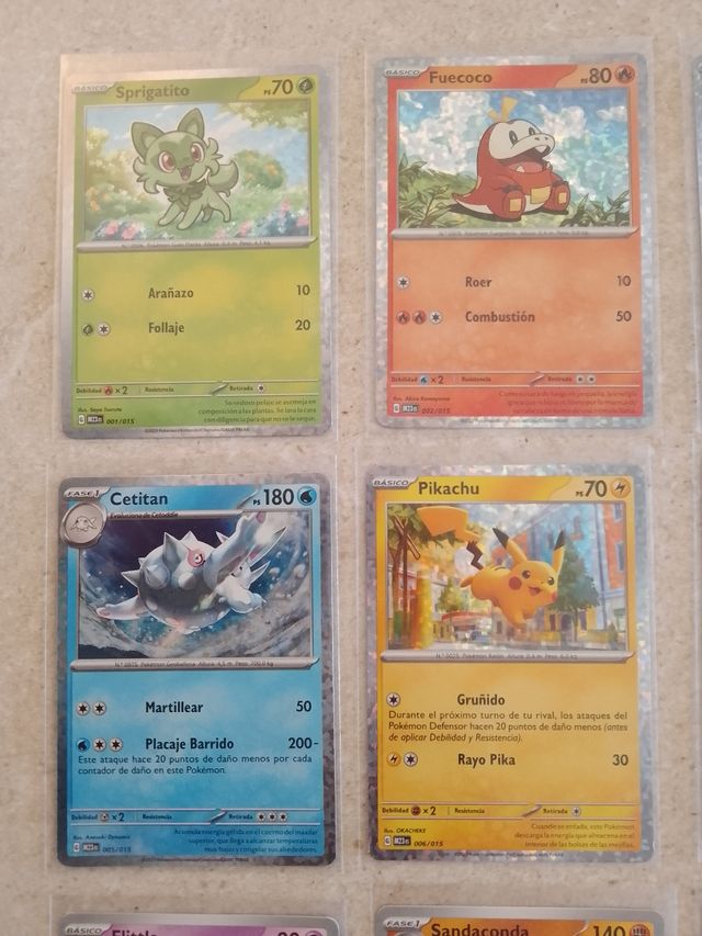 Set Completo Pokémon McDonald's 2023 Español