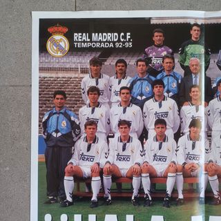Póster Real Madrid Temporada 92-93