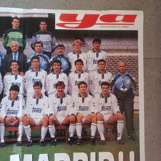 Póster Real Madrid Temporada 92-93