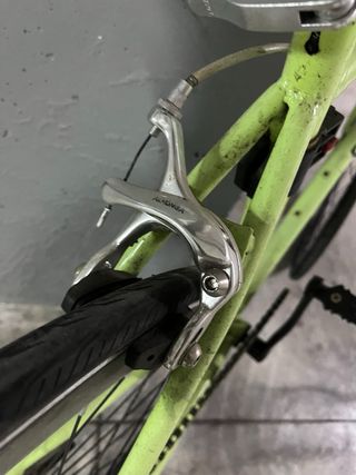 Bicicleta Fixie Verde Neón
