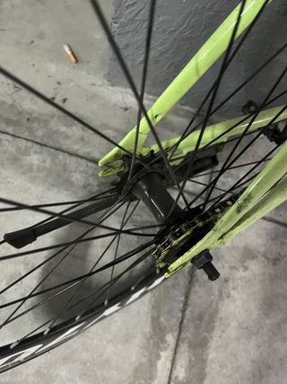 Bicicleta Fixie Verde Neón