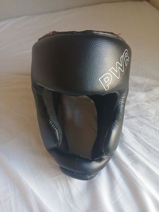 Casco de boxeo PWR negro M

