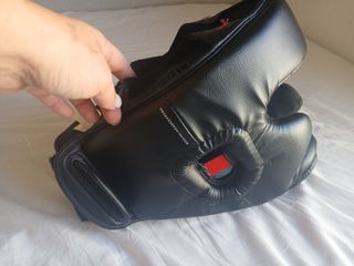 Casco de boxeo PWR negro M

