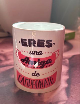 Taza con frase