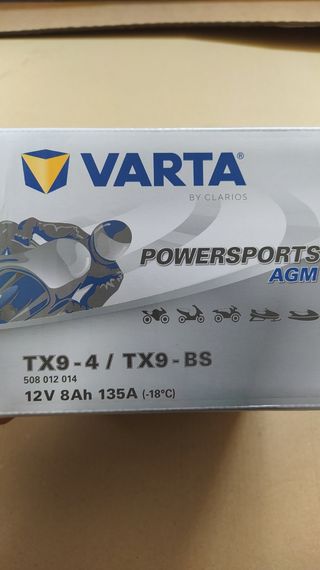 Batería Varta TX9-BS 12V 8Ah Powersports AGM