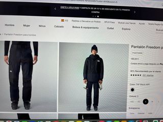 Pantalón se Ski The North Face Freedom Ski Talle S