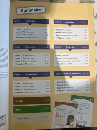 Libro escolas de Frances À PLUS! 1 CAHIER