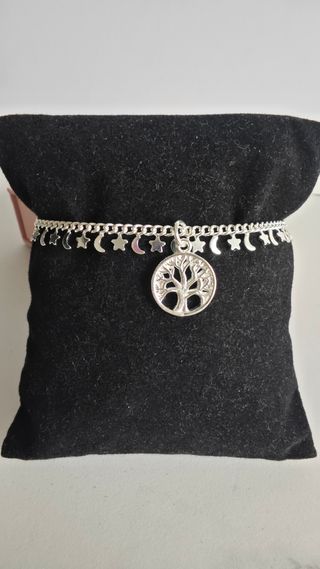 Pulsera Árbol de la Vida y Estrellas