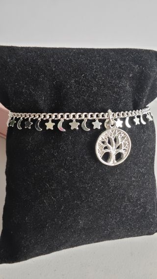 Pulsera Árbol de la Vida y Estrellas