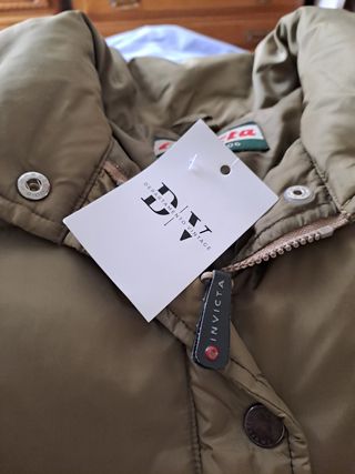 Anorak Invicta Talla S Verde Oliva