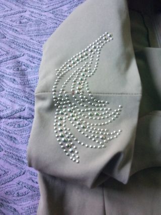 Abito da festa beige taglia M