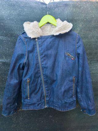 Chaqueta vaquera Nikita con capucha S azul